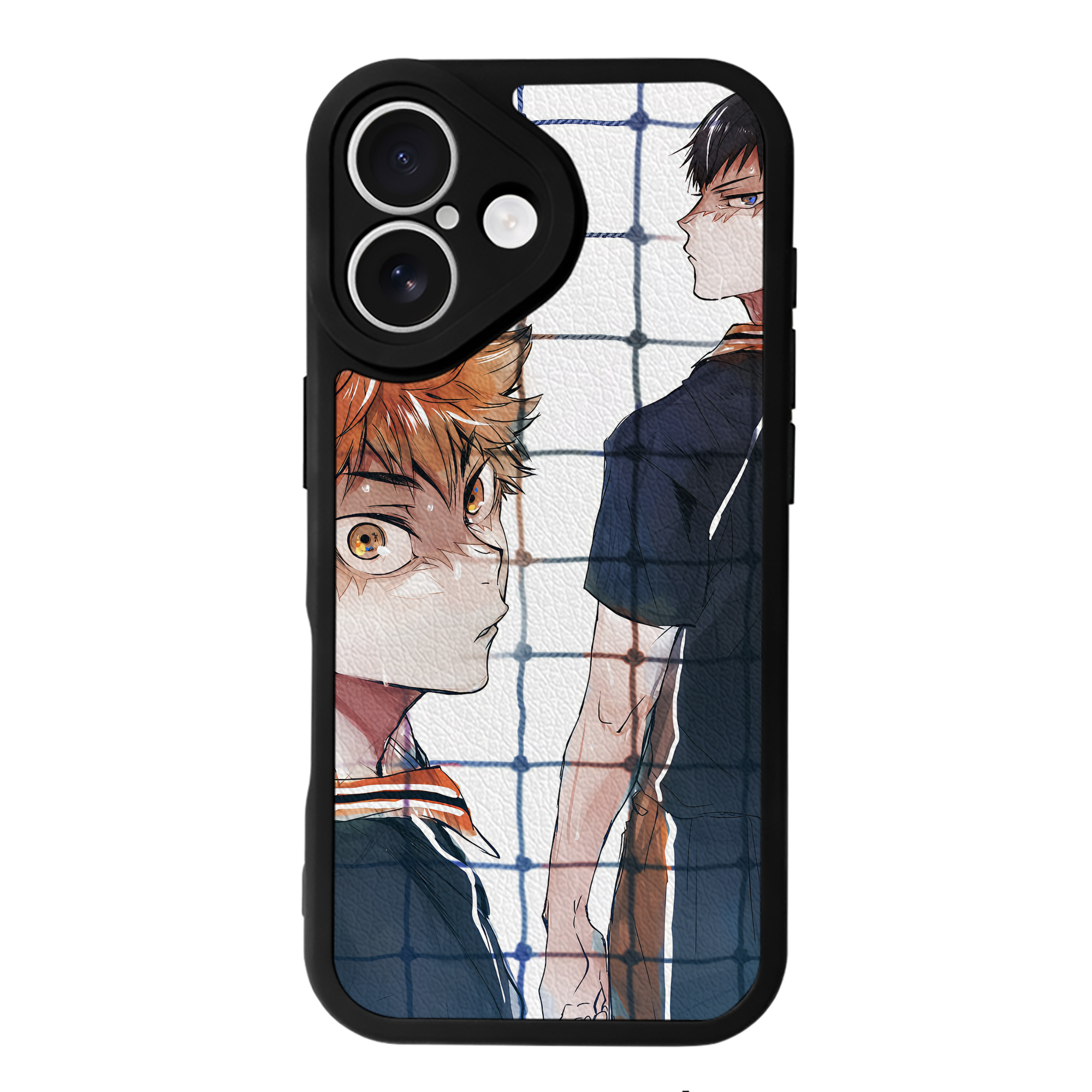 （画像用） ハイキュー!! Haikyu!! 【iPhone 16シリーズ対応】シリコンスマホケース（レザー調） 材質：シリコン